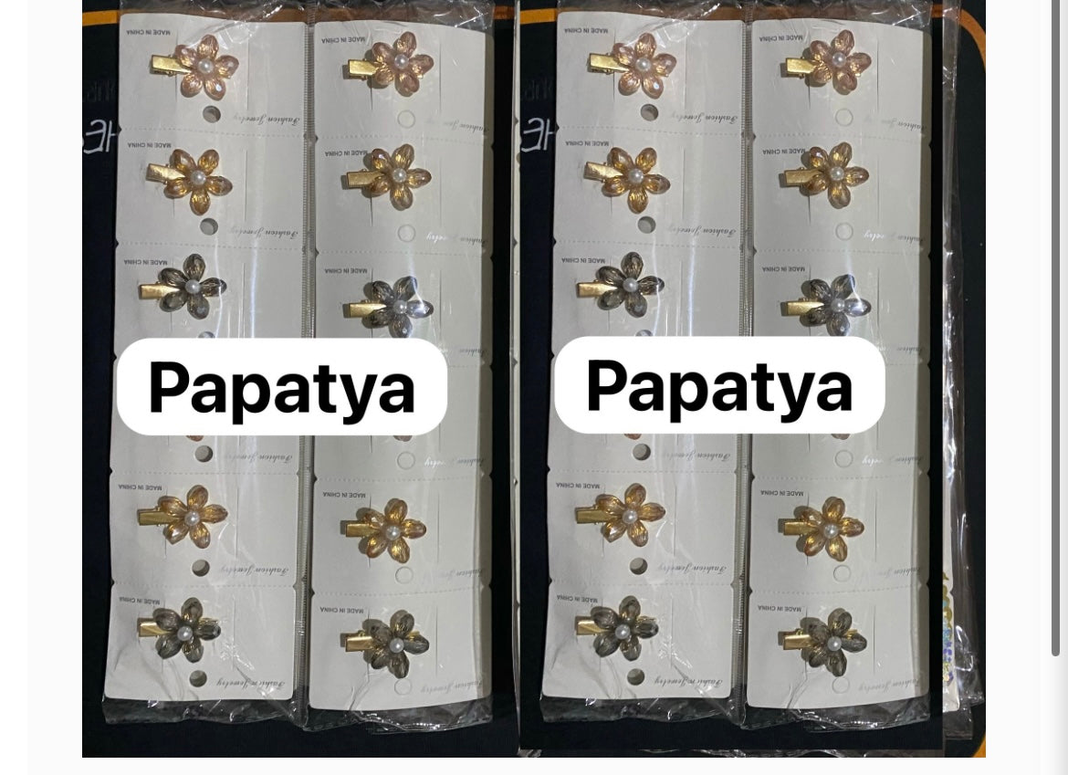 PAPATYA METAL TOKA 12 ADET *