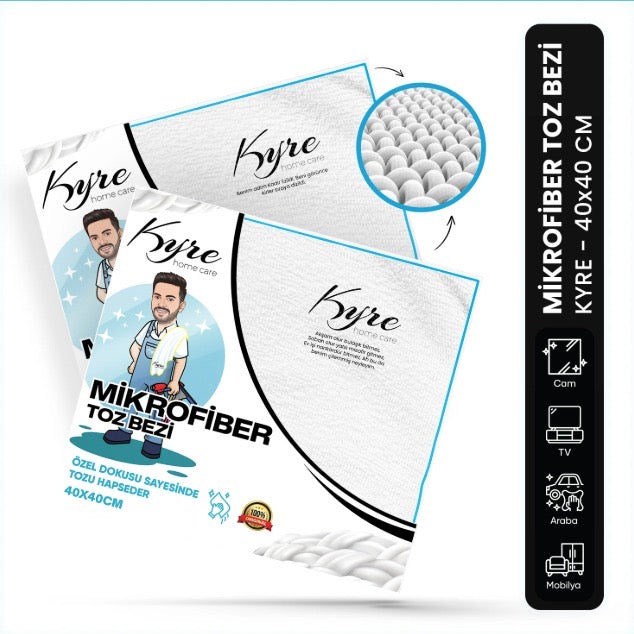 KYRE KADİR EZİLDİ MİKROFİBER ATLET BEZİ 40*40cm (TOZ BEZİ) *