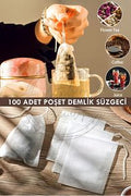 ÇAYDANLIK İÇİ ÇAY VE BİTKİ ÇAYI DEMLEME POŞETİ BÜYÜK BOY *