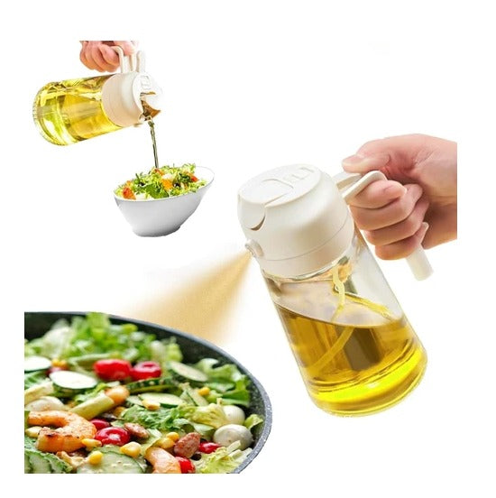 YAĞ PÜSKÜRTÜCÜ 600 ML (HEM AKITMALI HEM PÜSKÜRTMELİ YAĞDANLIK) *