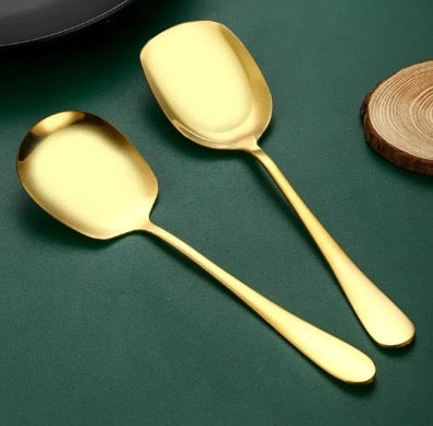 21 CM GOLD SERVİS KAŞIğI*