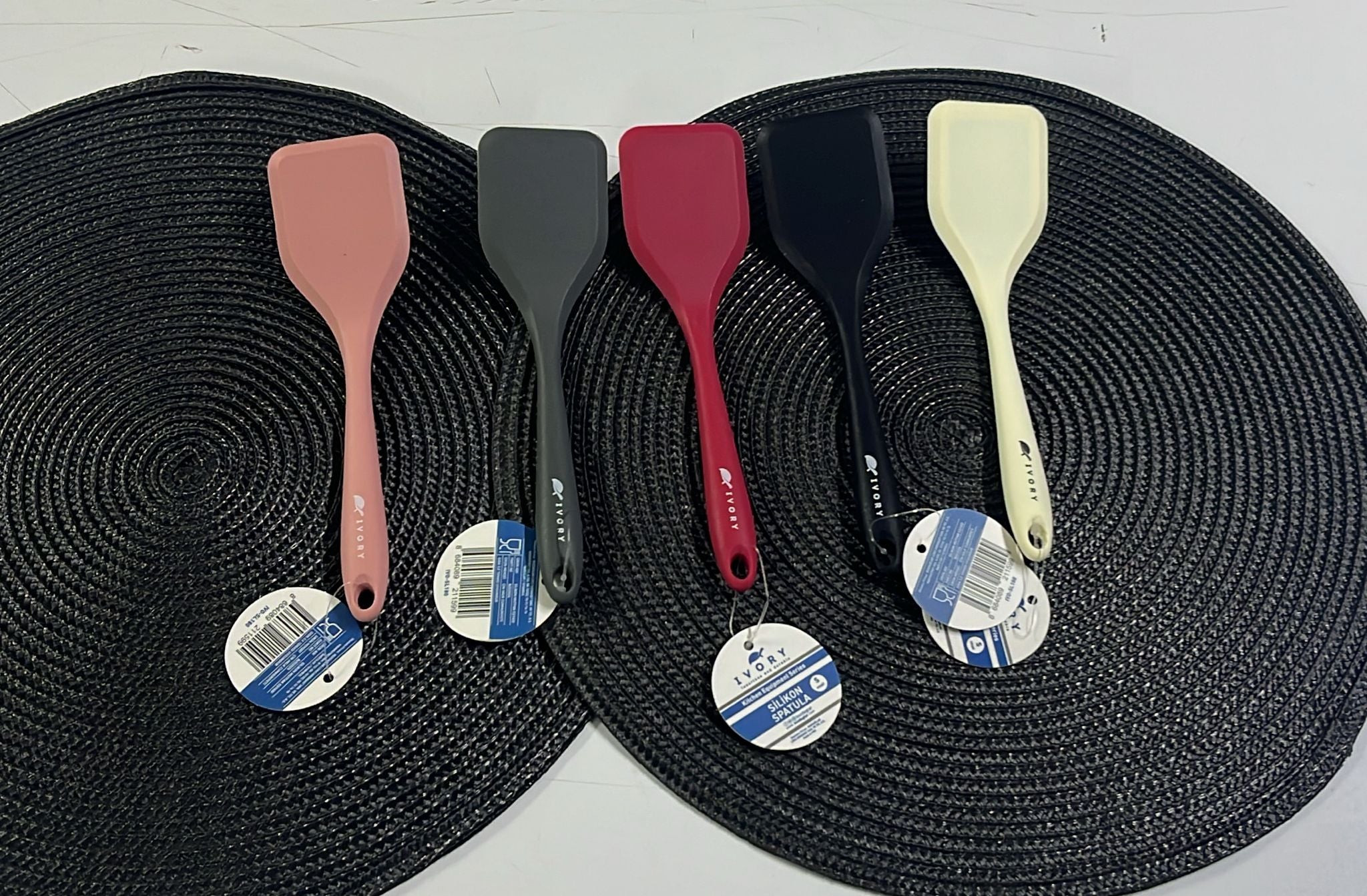 IVORY SİLİKON EĞİMLİ ORTA BOY SPATULA SL181 *