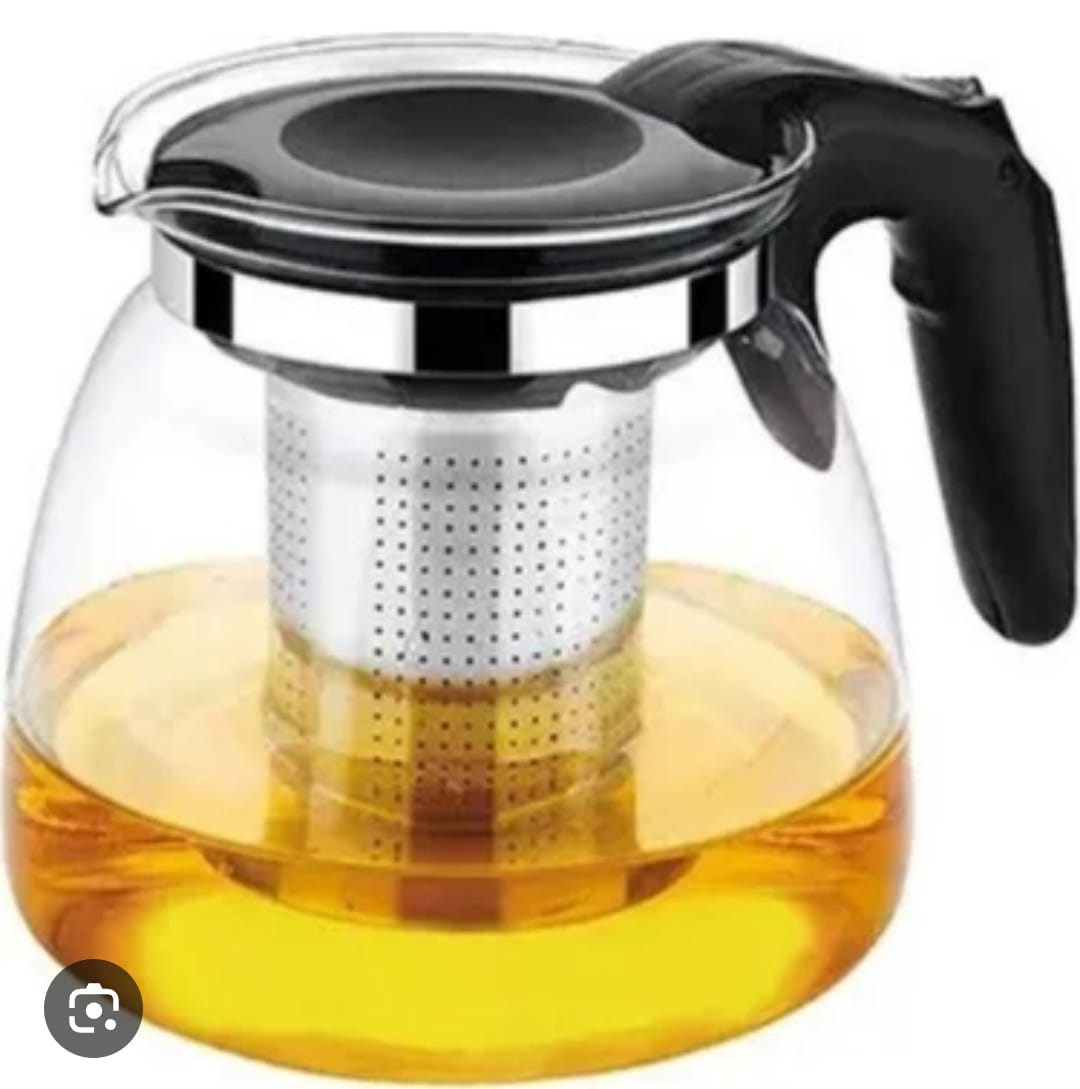 FİLTRELİ CAM ÇAYDANLIK 900ML  *