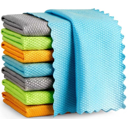 MİKROFİBER TEMİZLİK BEZİ 12 ADET 30 x 40 CM *
