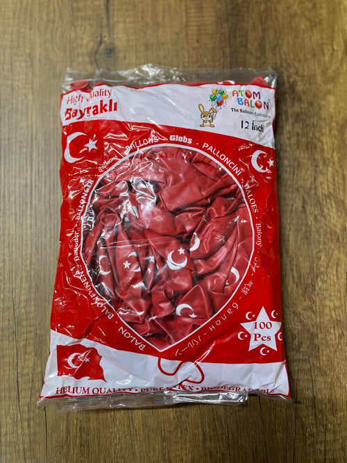 100 LÜ AY YILDIZ BALON *