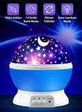 STAR MASTER GECE LAMBASI MAVİ *