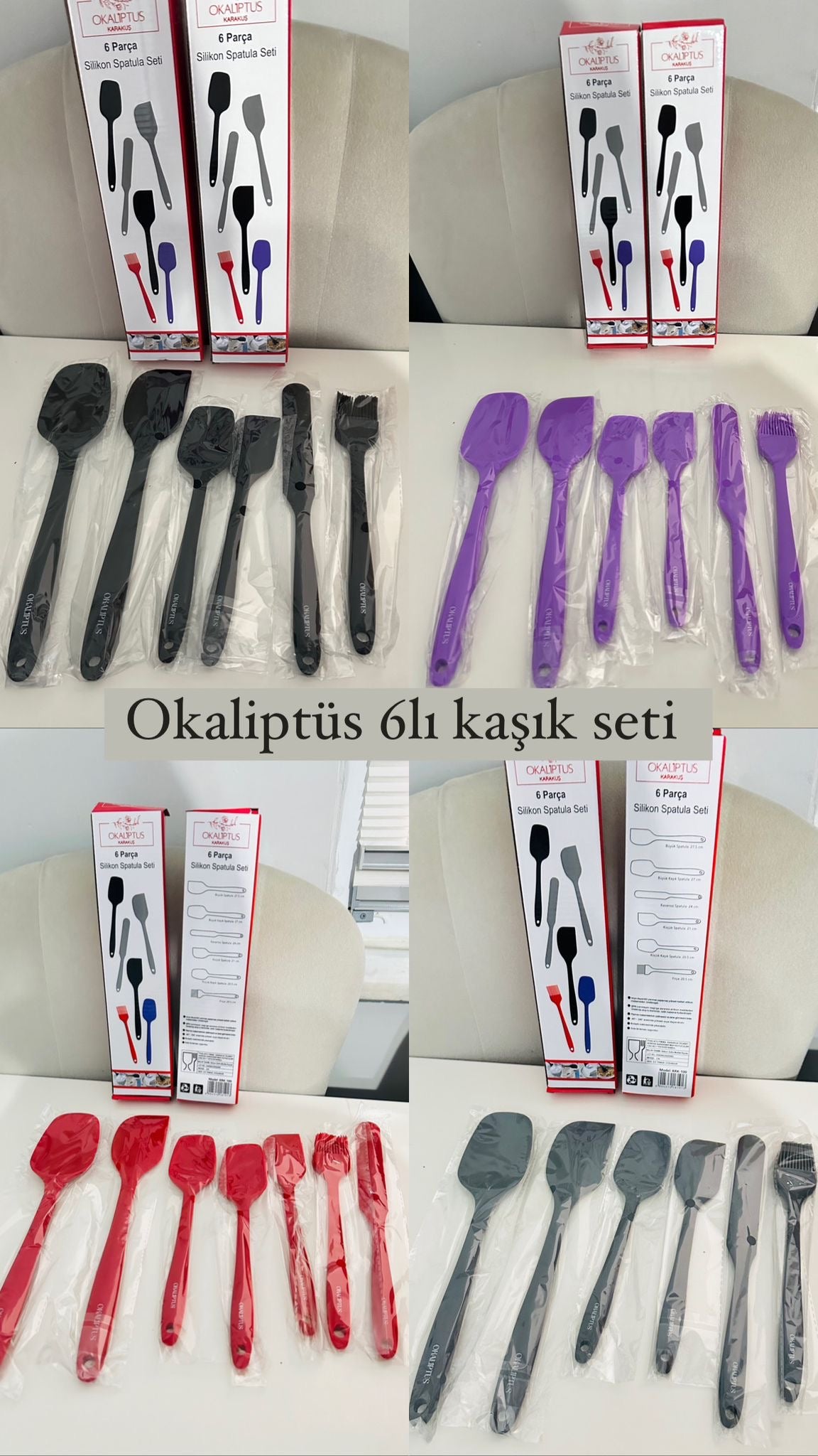 OKALİPTUS 6 LI KAŞIK SETİ *