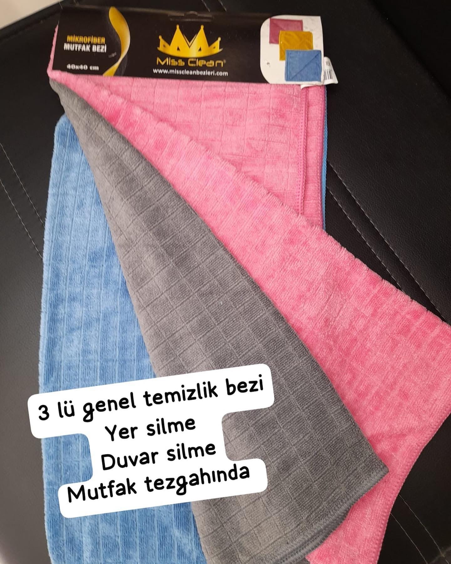 MİSS CLEAN 3 LÜ GENEL TEMİZLİK BEZİ *