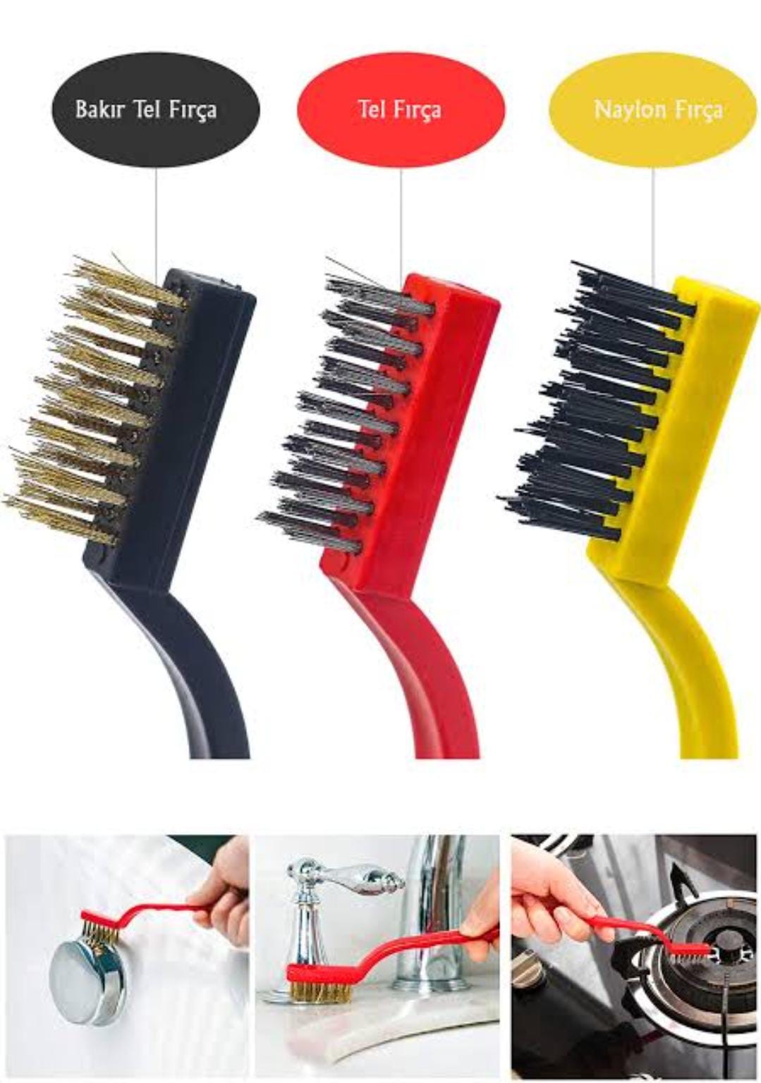 MİNİ DERZ FIRÇASI(PAKETTE 3 ADET) *
